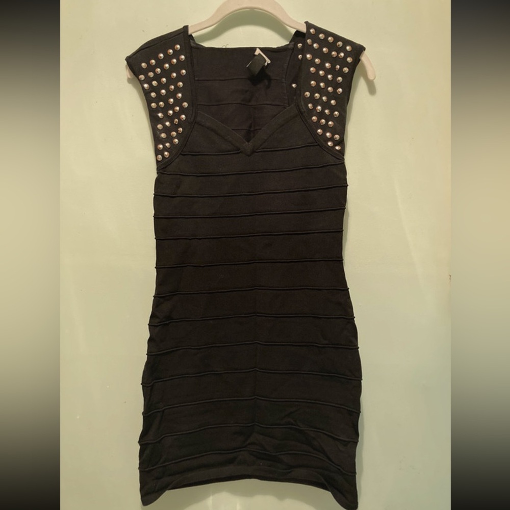 Black Studded Dress